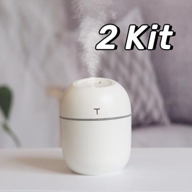 Imagem de Kit 2 Peças Umidificador de Ar Doméstico Portátil OEM Grande Capacidade Ultrassônico pa...