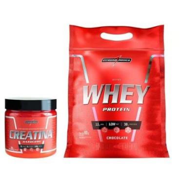 Imagem de Creatina Mono-hidratada Integralmédica Hardcore - 300g + Nutri Whey Protein Refil 900g-...
