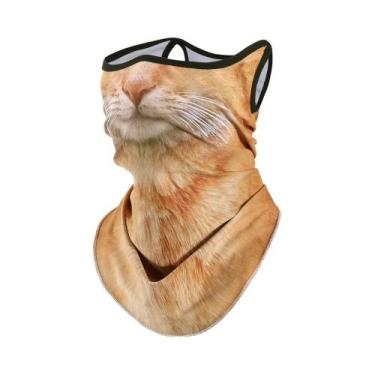 Imagem de Cachecol Mágico 3D De Animais, Aquecedor De Pescoço Respirável, Máscar
