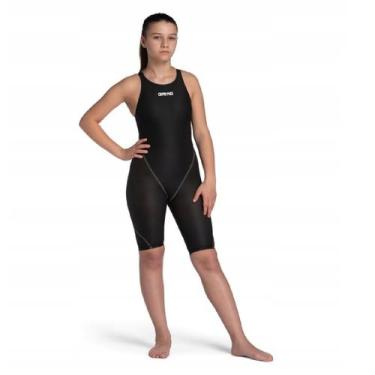 Imagem de Maiô Arena Powerskin ST Next Costas Aberta - Infantil, 12-13, Preto