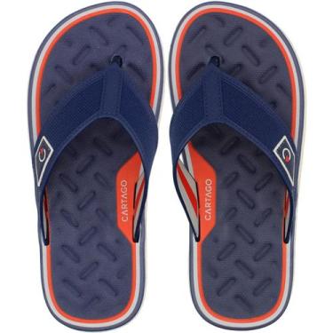 Imagem de Chinelo Masculino Macio e Conforto Málaga Sport Cartago Cor:AzulTamanh