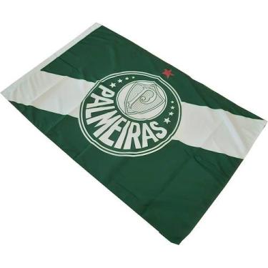 Imagem de Bandeira Oficial Palmeiras Torcedor JC Bandeiras Licenciada 1 FACE 0,9