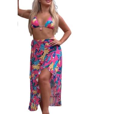 Imagem de Saída de Praia Feminino Saia Pareô - Penelope Joy, Rosa, G