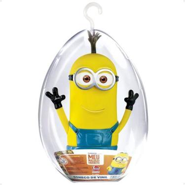 Imagem de Boneco No Ovo Páscoa Minions Kevin Vinil Lider Brinquedos