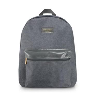 Imagem de Mochila Bolsa Escolar Costas Adulto Juvenil Casual Trabalho Viagem Uni