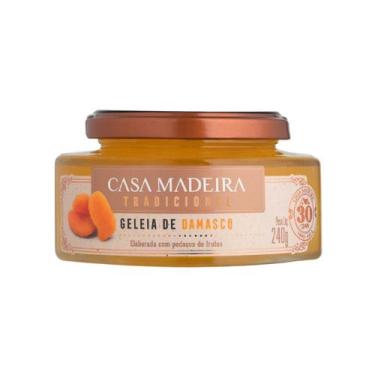 Imagem de Geleia Tradicional Damasco Casa Madeira 240gr