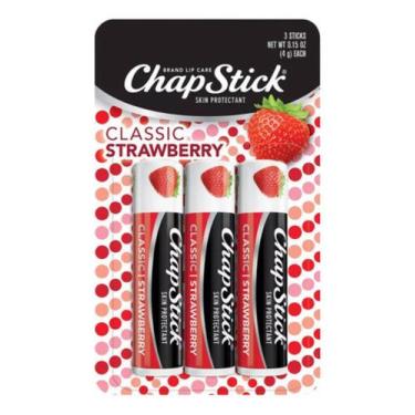 Imagem de Protetor Labial Chapstick Classic Morango Strawberry Lip Balm Bastão S