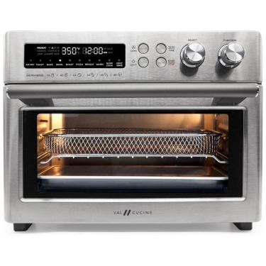 Imagem de Frideira Elétrica Air Fryer 25L Multifuncional com Painel de Controle Digil, 1750W, 110v, VAL CUCINE TA 25GX1, Prateado