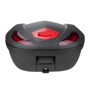 Imagem de Baú Moto 47 Litros Preto Universal Com Chave - Gow