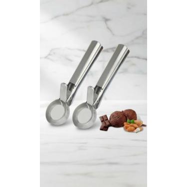 Imagem de Kit 2 Colheres de Sorvete com Ejetor em Aço Inox - Congratulations Sto