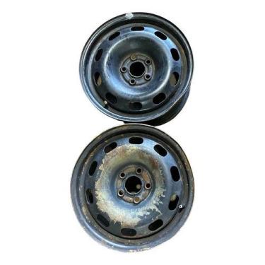 Imagem de USADO: Roda Ferro Aro 15 Vw Gol Polo Fox 2018 2023 1j0601027q Preto