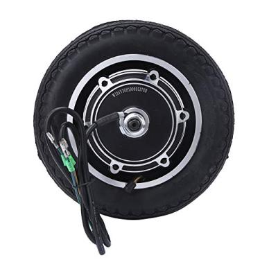 Imagem de BTER Motor de cubo de roda, motor de cubo de scooter sem engrenagem, liga de alumínio de substituição sem escovas 350 W 25 cm para scooter elétrico E-Bike