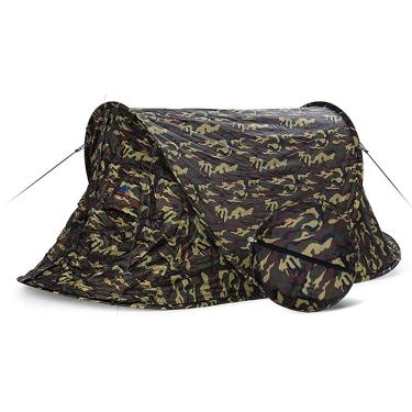 Imagem de GQYYS Barraca automática pop-up para 2 pessoas, impermeável, barraca de acampamento, portátil, instantânea, para praia, acampamento, caminhadas, pesca