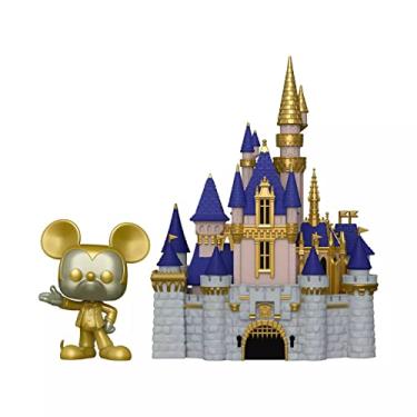Imagem de Funko 58966 Pop! Town: 50º aniversário do Walt Disney World - Castelo da Cinderela e Mickey Mouse dourado #26