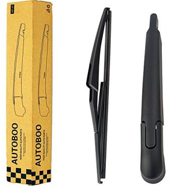 Imagem de AUTOBOO para Jeep Renegade 2015-2017 para-brisa traseiro conjunto de lâmina de braço limpador de para-brisa OE: 68256590AA