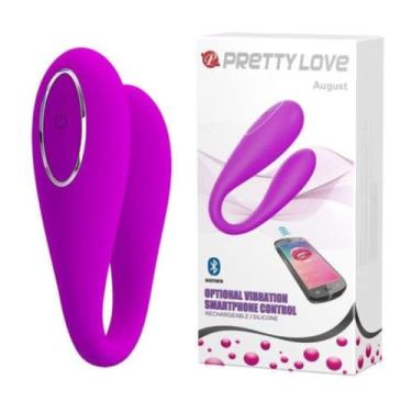 Imagem de Vibrador Casal Duplo August Recarregável Bluetooth Vibe