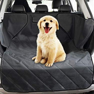 Imagem de MACHSWON Capa de porta-malas ou assento de carro SUV bolso forro de carga animal de estimação cão gato tapete impermeável porta-malas de carro e tapete de carga capa forro de bota cão gato animal de