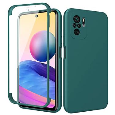 Imagem de Capa à prova de choque de proteção total 360 para Xiaomi Redmi Note 10 9 8 Pro Max 10S 9A 9C Mi 11 Filme de tela frontal de silicone líquido traseiro, T4, para Mi 10 Lite