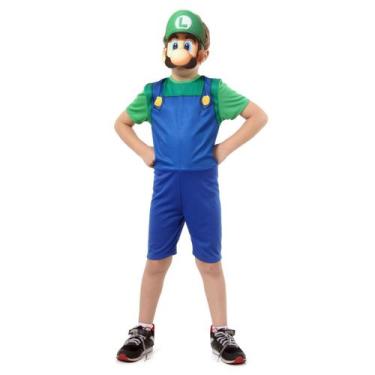 Imagem de Fantasia Luigi Infantil - Super Pop - Super Mario World - Original