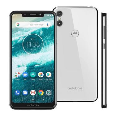 Imagem de Smartphone Motorola Moto one XT1941 4G 64GB Android 8.1 Oreo Dual chip Processador Qualcomm Snapdragonz Câm. traseira 13MP + 2MP original anatel!