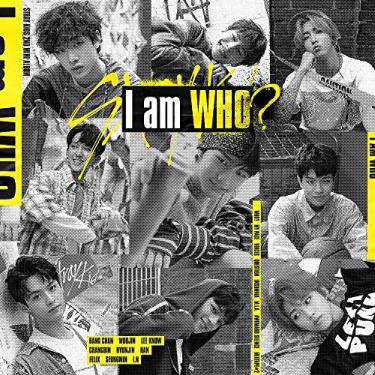 Imagem de Stray Kids - I am WHO [RANDOM ver.] (2º álbum mini) CD + Fotolivro + 3 cartões fotográficos QR + pôster no pacote + pôster dobrado do grupo oficial + cartão fotográfico extra