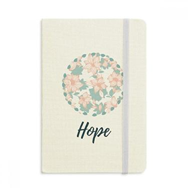 Imagem de Caderno de pintura de plantas de flores de curaçao azul oficial de tecido capa dura clássica diário