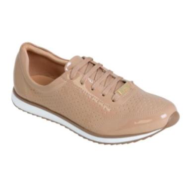 Tênis jogging via uno best sale verniz laser cut feminino