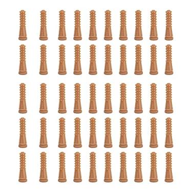 Imagem de 50 PCS Frango Depenador Dedos Máquina Depenadora de Aves Depenadora de Borracha Seletor de Depenador para Frango Pato Codorna Ganso Gansos Penas Arrancando Dedos (Rosa amarelado)