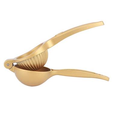 Imagem de Espremedor Manual de Limão Em Liga de Zinco, Espremedor de Frutas Cítricas e Laranja para Suprimentos de Cozinha (Ouro)