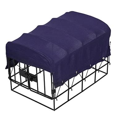 Imagem de Conjunto de capa e gaiola de ferro para carro com controle remoto, modificação de área de carga, moldura traseira de metal, traseira para carro WPL D12 (azul)