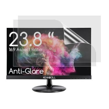 Imagem de Pacote com 2 protetores de tela antirreflexo de 23,8 polegadas para monitor de mesa widescreen 16:9 de 23,8 polegadas, filtro de tela fosco para Sceptre/LG/Dell/HP/Acer/ViewSonic/ASUS/Aoc/Samsung,