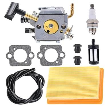 Imagem de Bynor Carburador para STIHL BR340 BR340L BR380 BR420 BR420C SR340 SR420 W HD-4A HD-4B HD-13B Carburador 4203-120-0603 4203-120-0605 b Com Filtro de Ar Combustível Kit de linha
