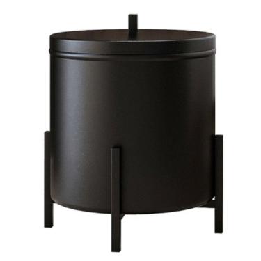 Imagem de Lixeira Cesto De lixo Para Banheiro Cozinha Level Preto