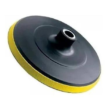 Imagem de Suporte lixa boina tiras aderentes 115mm para esmerilhadeira rosca