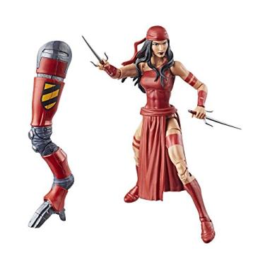 Imagem de Spider-Man Legends Série SP//dr 6-inch Elektra Action Figure, Premium Articulation, Character-Inspired Accessories, Build-a-Figure Part, Ages 4+
