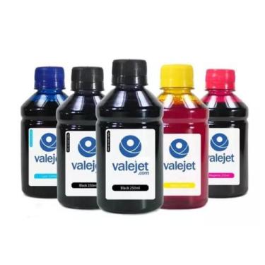 Imagem de Kit 1250ml 2x Bk 250ml Cmy 250ml Xp204 Xp214 Xp401 Xp241 - Valejet