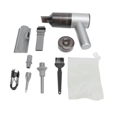 Imagem de Espanador de Ar Comprimido, Espanador de Ar Comprimido Portátil Elétrico 3 Em 1, Aspirador de pó para Carro, Soprador de Ar Comprimido Poderoso de 11KPa para Pêlos de Animais de