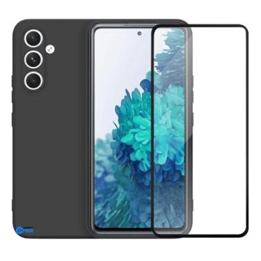 Imagem de Kit Capa Capinha Aveludada e Película de Vidro 3D Compatível Samsung Galaxy S20 FE - SMART E CASE