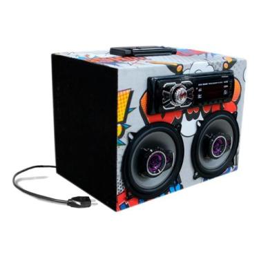 Imagem de Caixa Som Bluetooth Pen Drive Pioneer 5 Polegadas 180w - OESTESOM