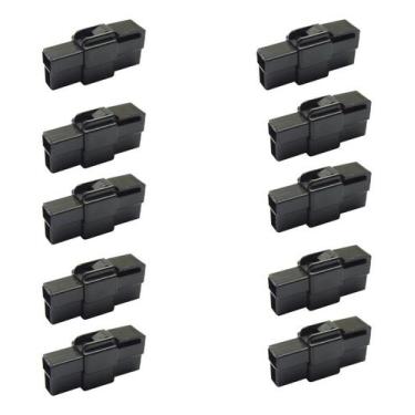 Imagem de Kit 10 Conectores 2 Vias C/ Trava Technoise