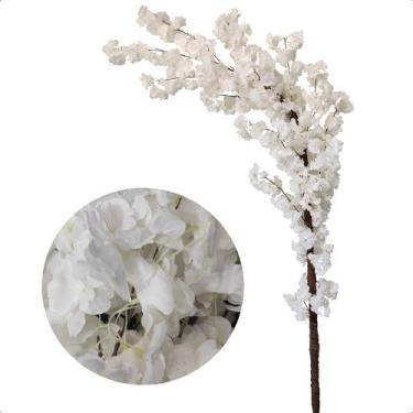 Imagem de Cerejeira Curvada Japonesa Cores Árvore Artificial Sem Vaso Decoração 