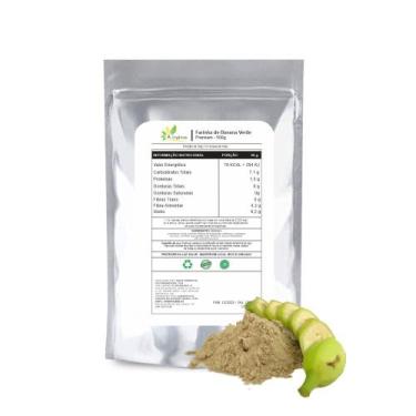 Imagem de Farinha De Banana Verde Premium 500g Sabor Natural, Rico em Fibras - A