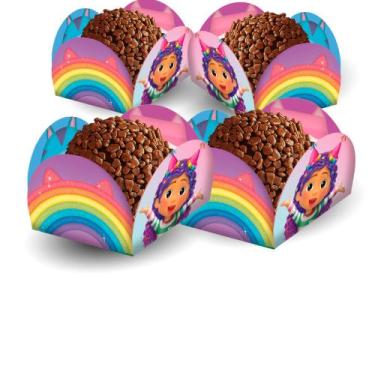 Imagem de 40 Forminhas Festa Casa Magica da Gabby decoração para doces - Festcol