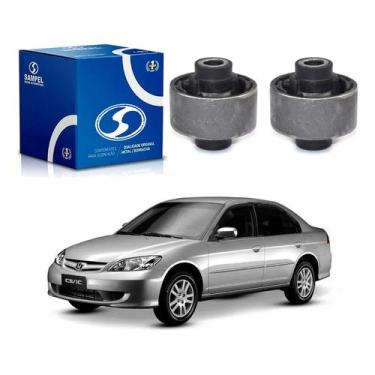 Imagem de Par Bucha Bandeja Balança Dianteira Civic 1.7 2004 A 2006 - Sampel