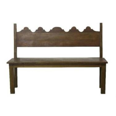 Imagem de Banco Rústico Zabelê Em Madeira De Demolição - Cód 2085 - Barrocarte