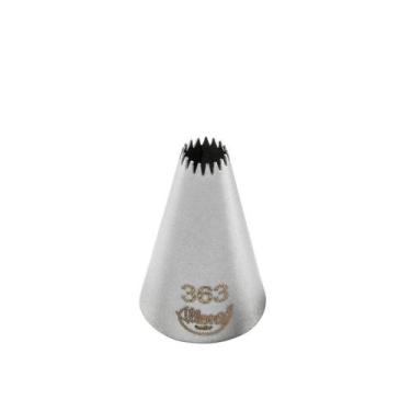 Imagem de Bicos Para Confeitar - Pitanga Aberta - Aço Inox - Nº363  - 1 unidade 