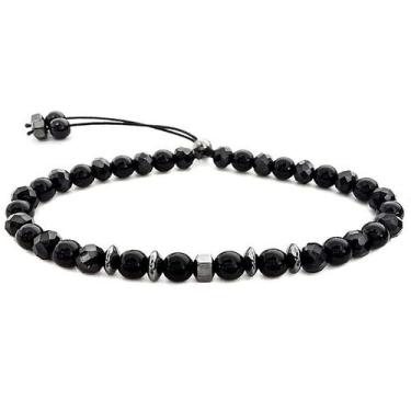 Imagem de Bracelete Feminino De Pedras Preto - Gafeno Acessórios, GG