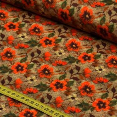 Imagem de Tecido Estampado para Patchwork - Zucca : Floral Pequeno (0,50x1,50) -