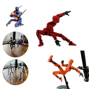 Imagem de Boneco 3d Motionbot Articulado Action Figure Lucky Dummy 13 - NEWRAI