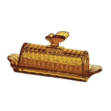 Imagem de Prato de manteiga com tampa, prato de servir manteiga, prato de bolo, queijo, manteiga, para restaurante, freezer, balcão, sala de jantar,